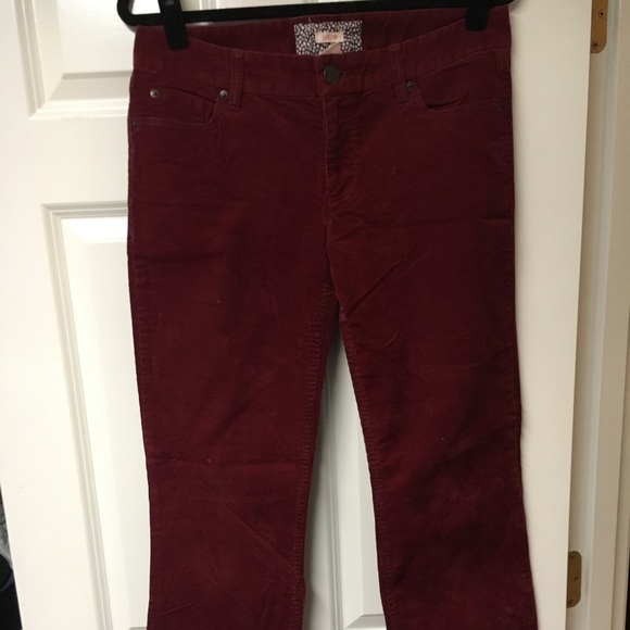 Maroon corduroy pants. Jcrew - Picture 2 of 5